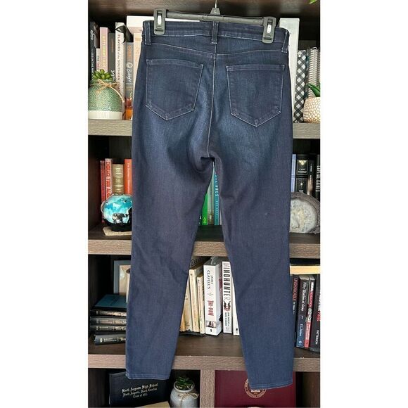 L’AGENCE Dark Blue Wash High Waisted Skinny Jeans Size 29 - Picture 2 of 5